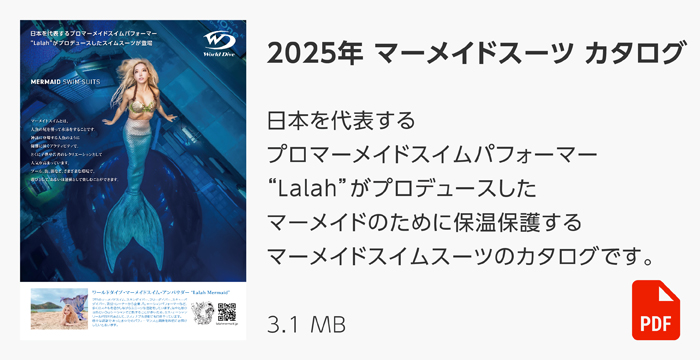 2025年 マーメードスーツ カタログ